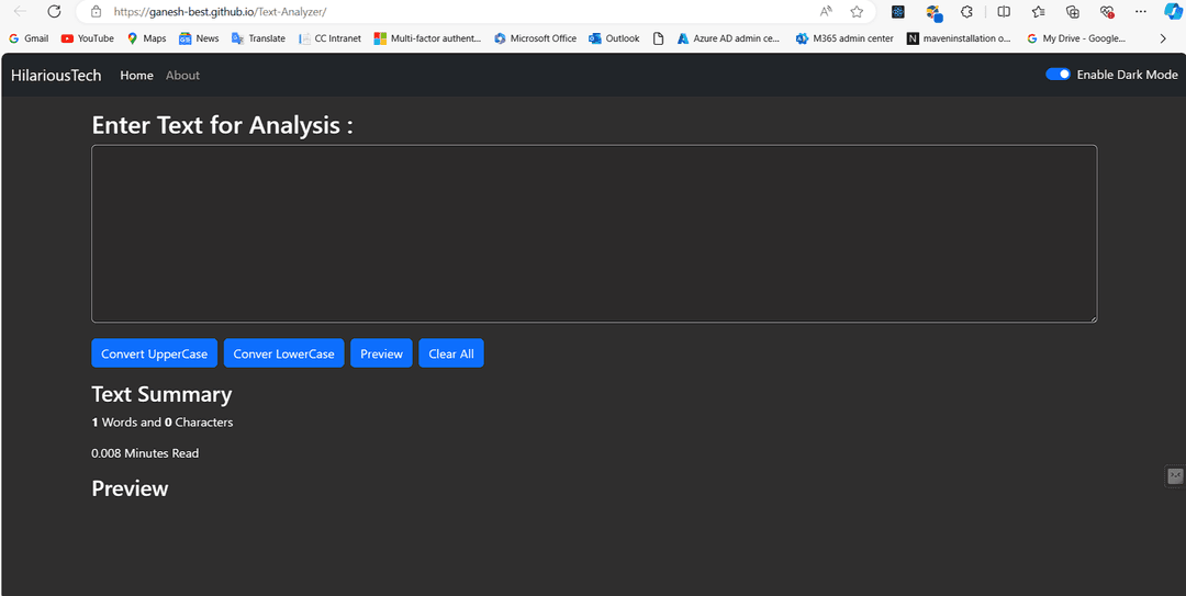 Text Analyzer