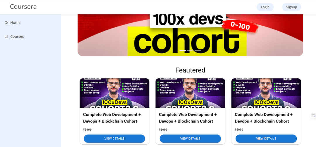 Course Selling Website